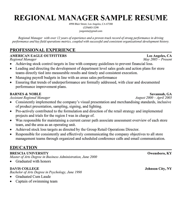 Key words construction manager resume