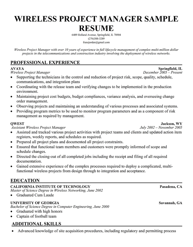 Wireless Project Manager Sle Resume release project manager resume 28 images product management resume best template collection Wireless Project Manager Sle Resume release project manager resume 28 images product management resume best template collection