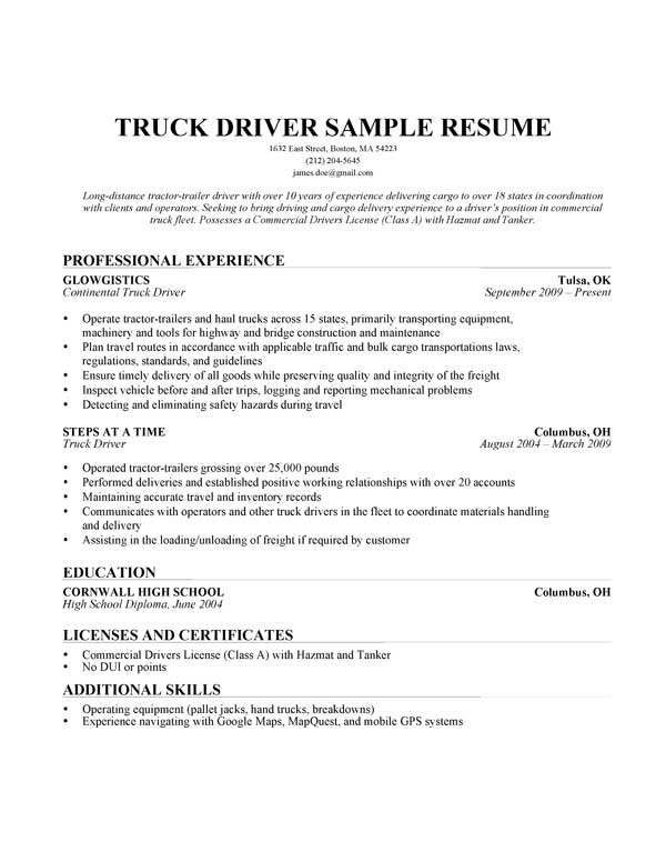 free instals Truck Driver Job