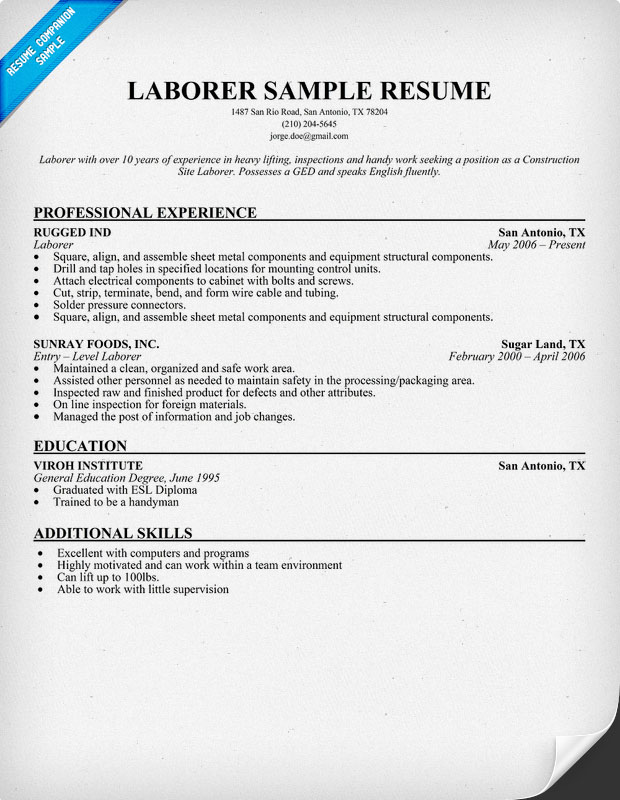 This resume should inspire you to build your own free resume . It's ...