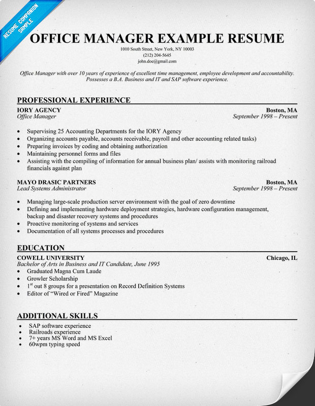 Medical practice manager resume sample