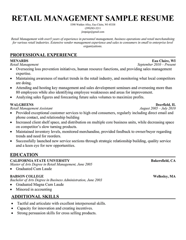 how-to-write-a-resume-for-retail-manager